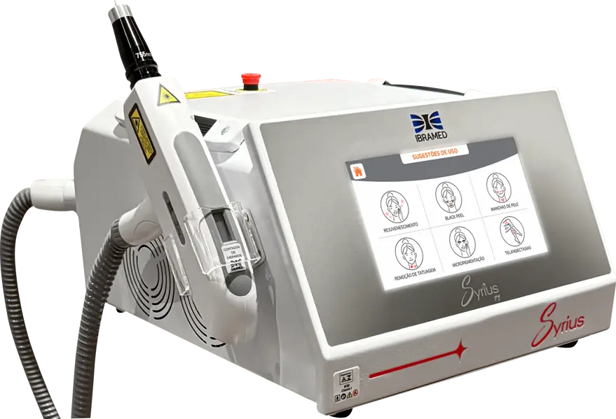 Syrius Yag - Laser Nd Yag Q-Switched para Remoção de tatuagem